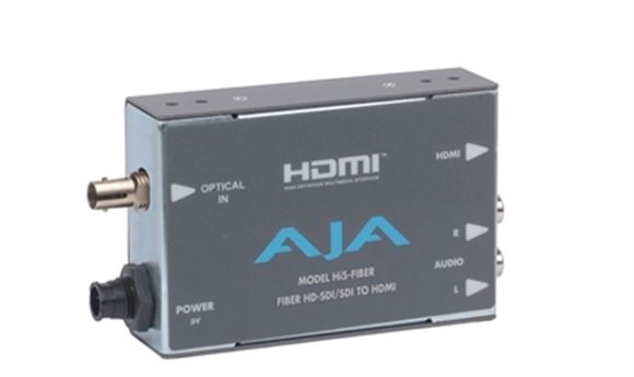 New AJA Hi5-Fiber and FiDO SDI/Optical Fiber Mini-Converters Debut